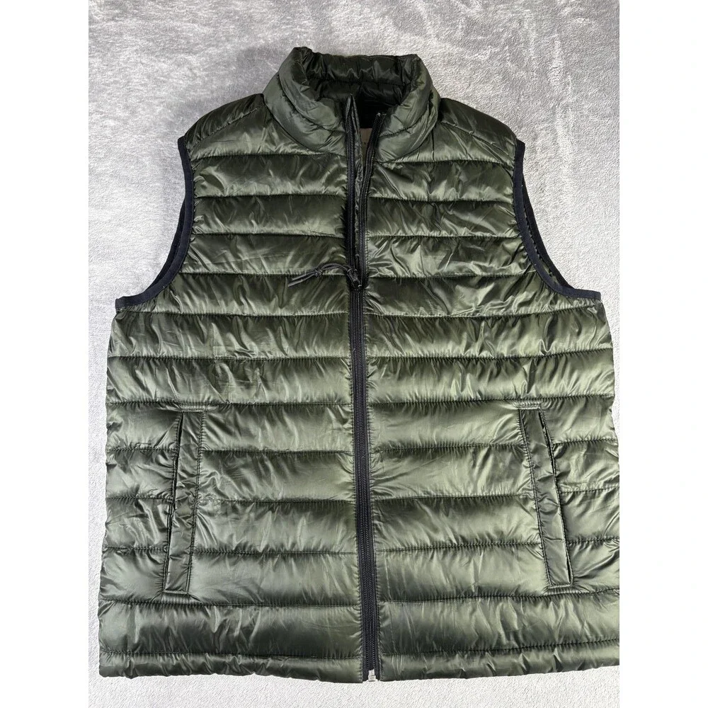 Aeropostale Vest Mens Small Puffer Quilted Lightweight Sleeveless Jacket Zip